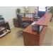 Autumn Maple L Suite Reception Desk with Transaction Counter